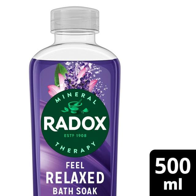Radox Feel Relaxed Lavender Bath Soak Bubble Bath 500ml - gallery image 1