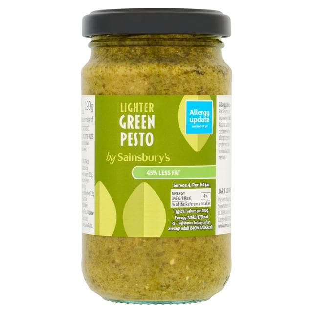 Sainsbury's Green Pesto, Light 190g - gallery image 1