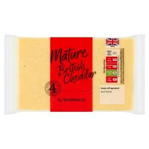 Sainsbury's British Mature Cheddar Cheese 400g