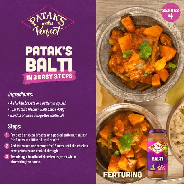 Patak's Indian 450g Balti Curry Sauce - gallery image 2