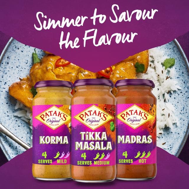 Patak's Tikka Masala Curry Sauce 450g - gallery image 3