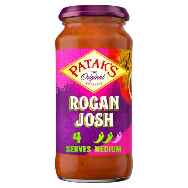 Patak's Indian 450g Rogan Josh Curry Sauce - gallery image 1