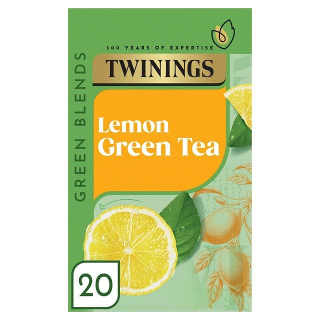 Twinings Lemon Green Tea, 20 Tea Bags - gallery image 1