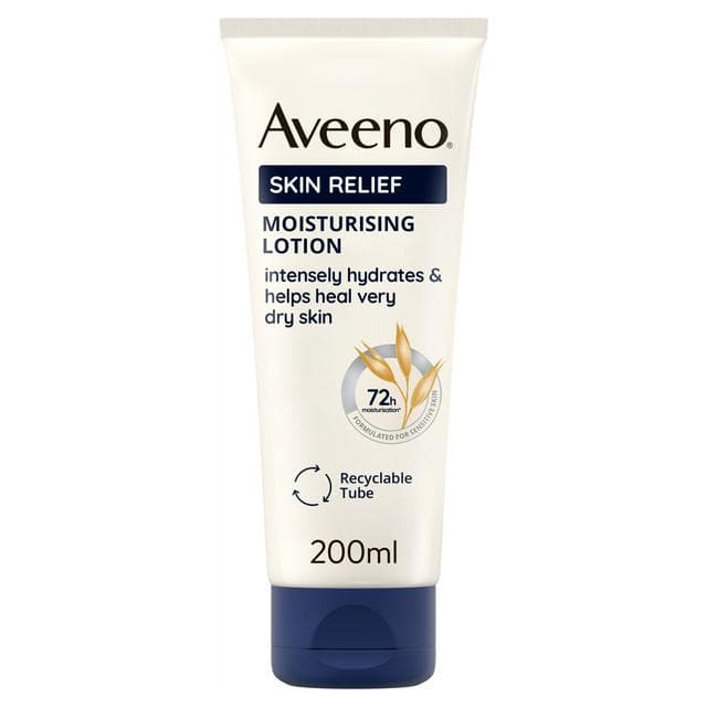 Aveeno Skin Relief Moisturising Lotion Unscented Moisturiser 200ml - gallery image 1