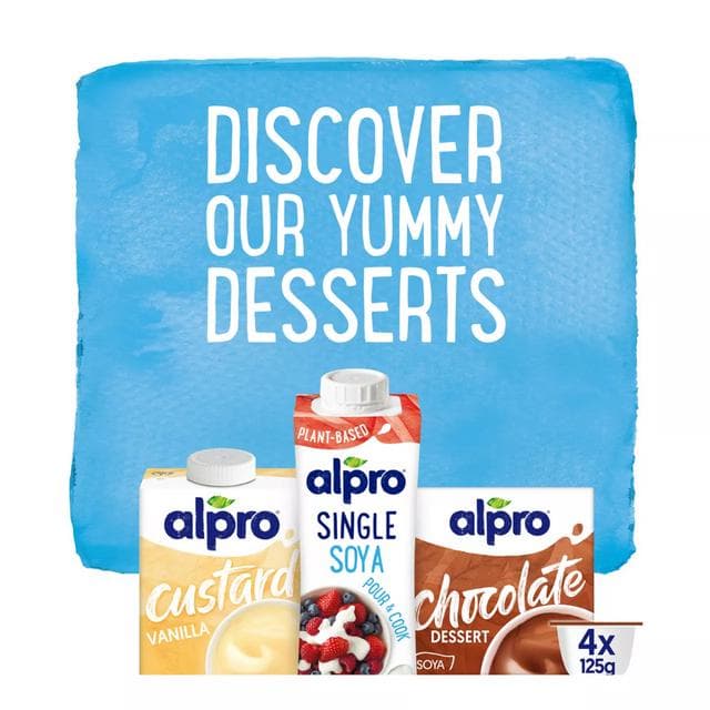 Alpro Dark Chocolate Flavour Dessert 4 x 125g - gallery image 2