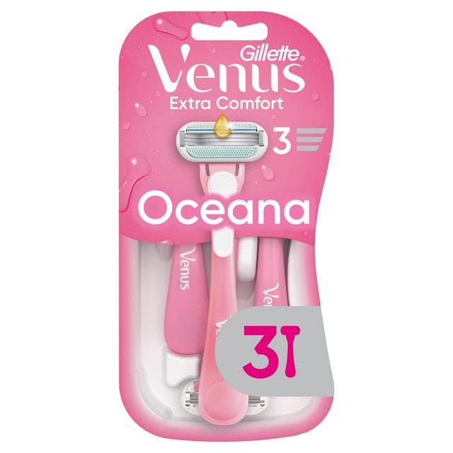 Gillette Venus Oceana Disposable Razors x3 - gallery image 1