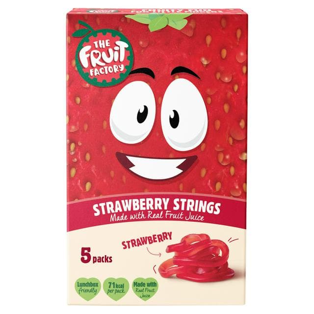 The Fruit Factory Strawberry Fruit Strings 5x20g - gallery image 1