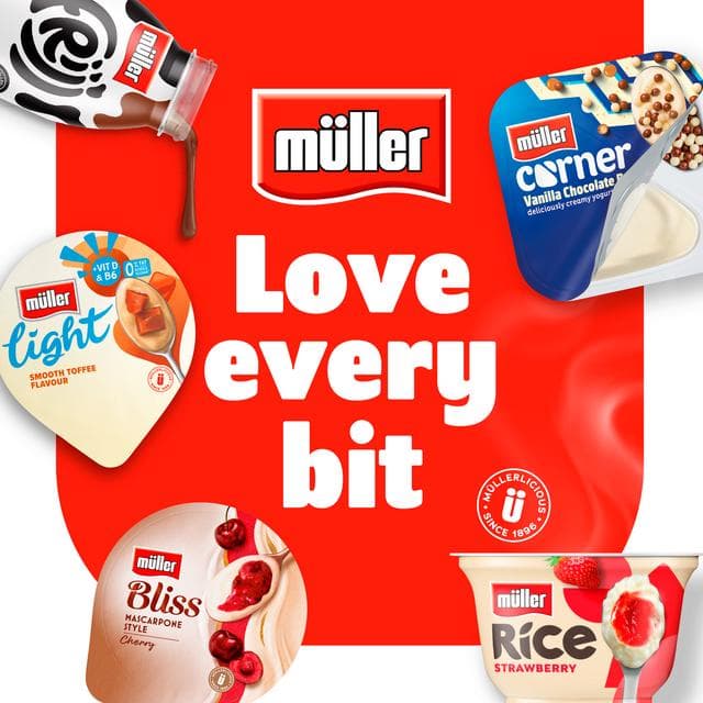 Müller Rice Strawberry Low Fat Pudding Dessert 170g - gallery image 5