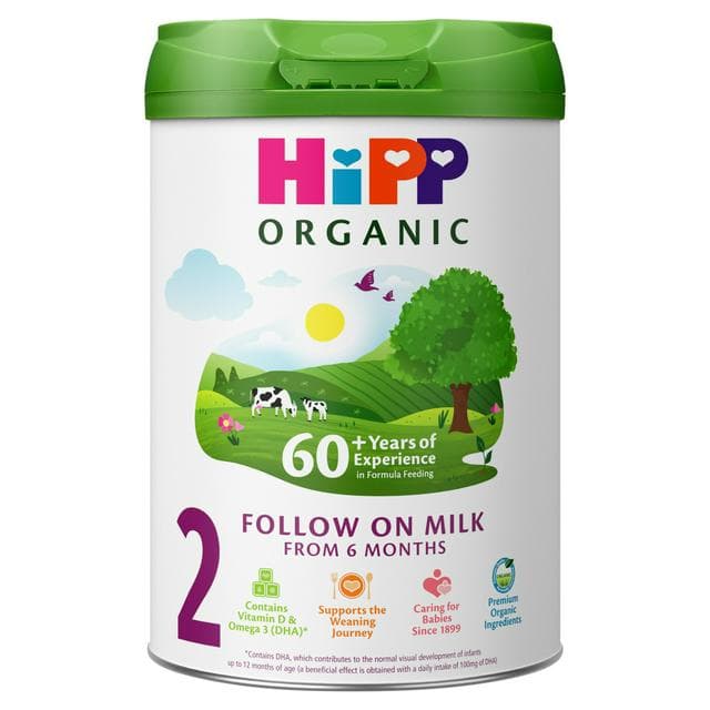 HiPP Organic 2 Follow on Baby Milk Powder Formula From 6 Months 800g - gallery image 1