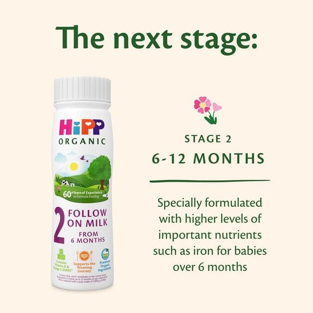 HiPP Organic 1 First Infant Baby Milk Ready to Feed Liquid Formula From Birth 200ml - gallery image 5
