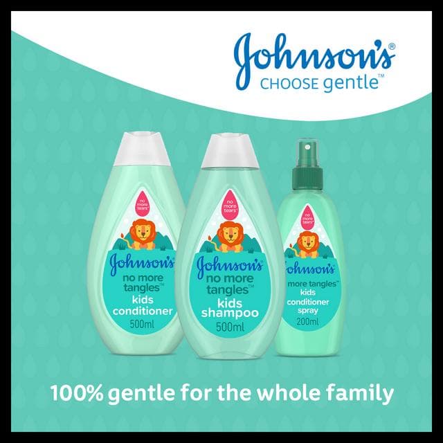 Johnson's No More Tangles Kids Shampoo For Easy Combing 500ml - gallery image 2