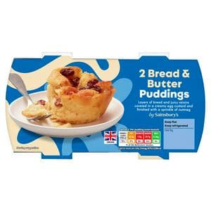 Sainsbury's Bread & Butter Pudding 2x120g