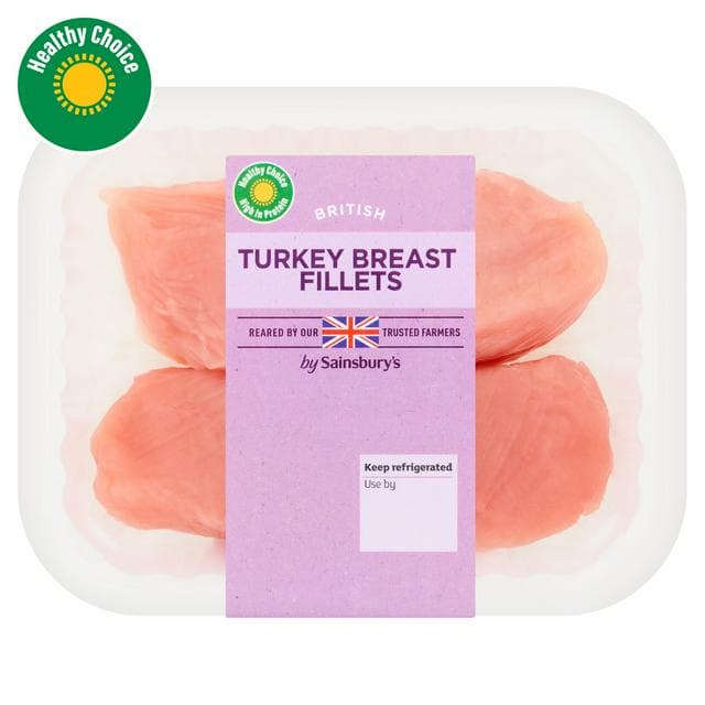Sainsbury's British Turkey Breast Fillets 250g - gallery image 1