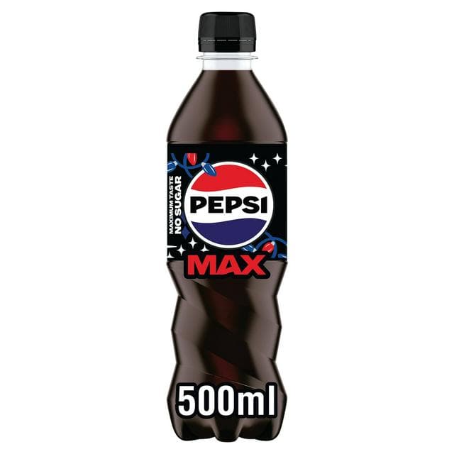Pepsi Max No Sugar Cola Bottle 500ml - gallery image 1