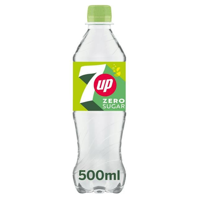 7UP Zero Sugar Lemon & Lime Bottle 500ml - gallery image 1