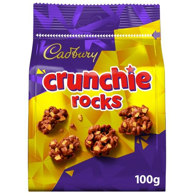 Cadbury Crunchie Rocks Chocolate Pouch 100g - gallery image 1