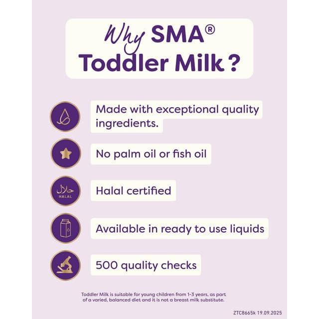 SMA Toddler Milk 1-3 Years Ready to Use Formula Milk 200ml - gallery image 4