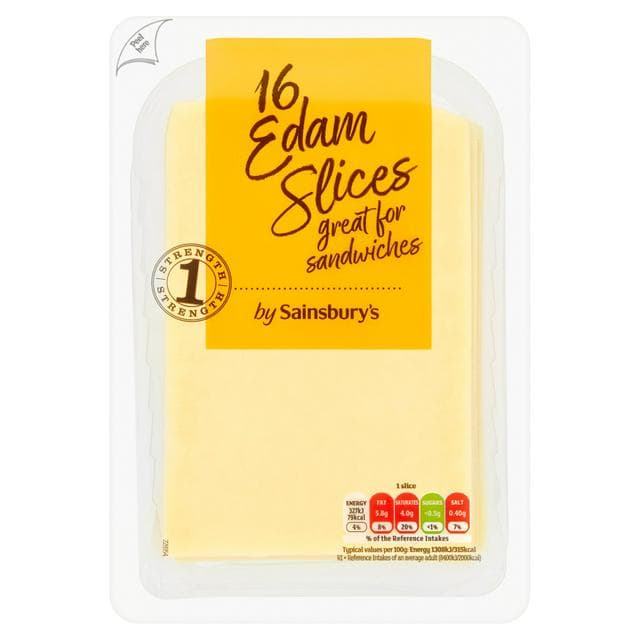 Sainsbury's Edam Cheese Slices 400g - gallery image 1