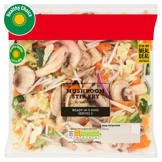 Sainsbury's Mushroom Stir Fry 300g - gallery image 1