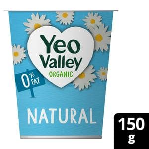 Yeo Valley Organic 0% Fat Natural Yogurt 150g