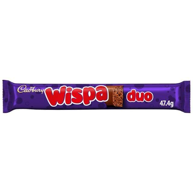 Cadbury Wispa Duo Chocolate Bar 47g - gallery image 1