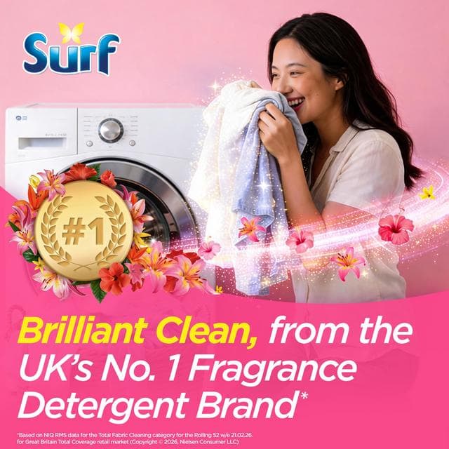 Surf Tropical Lily 45 Washes Laundry Washing Detergent Powder 2.25kg - gallery image 4