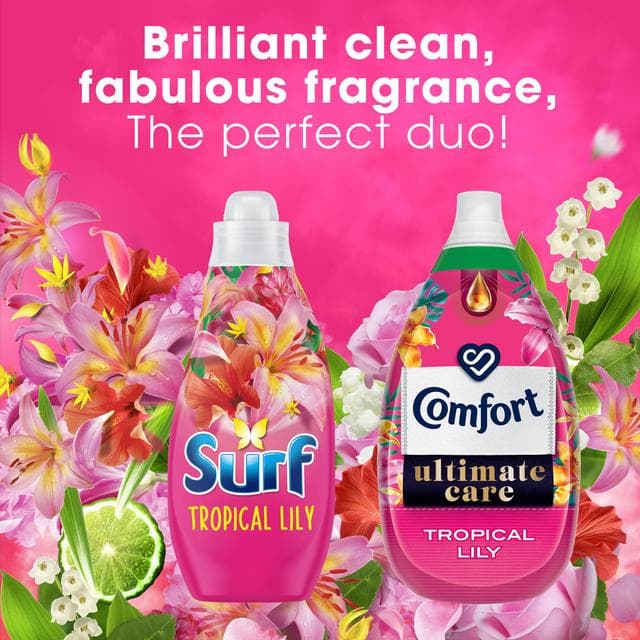 Surf Tropical Lily 24 washes Concentrated Liquid Laundry Washing Detergent 648ml - gallery image 4