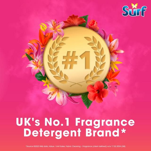 Surf Tropical Lily 24 washes Concentrated Liquid Laundry Washing Detergent 648ml - gallery image 6