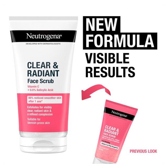Neutrogena Clear & Radiant Face Scrub 150ml - gallery image 3