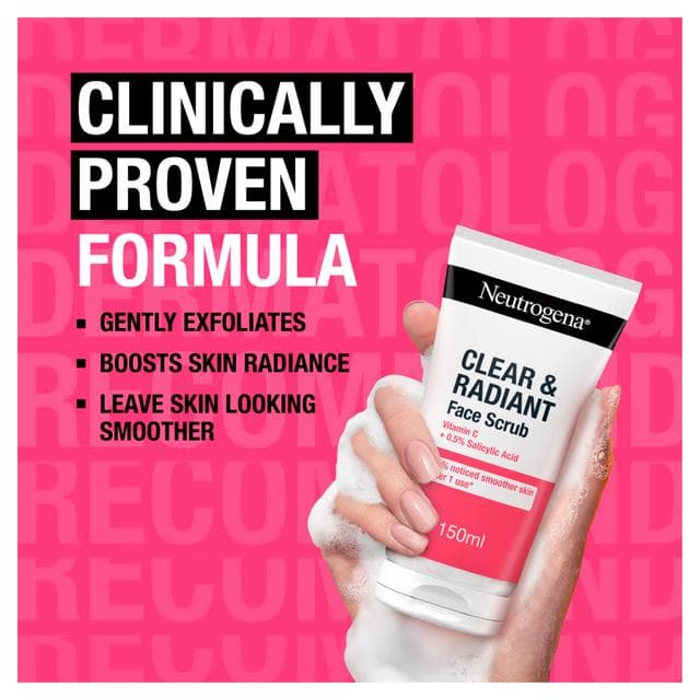 Neutrogena Clear & Radiant Face Scrub 150ml - gallery image 4