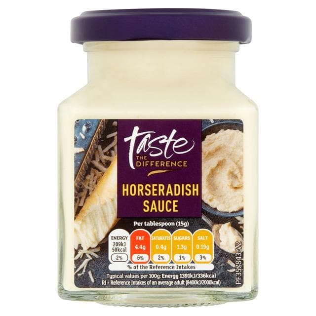 Sainsbury's Creamy Horseradish Sauce, Taste the Difference 180g - gallery image 1