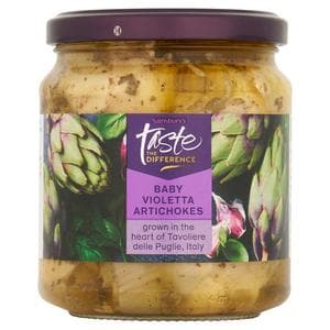 Sainsbury's Italian Baby Violetta Artichokes, Taste the Difference 280g