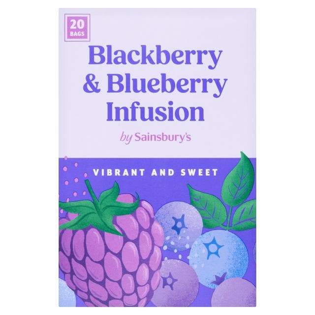 Sainsbury's Infusions Blackberry & Blueberry x20 - gallery image 1