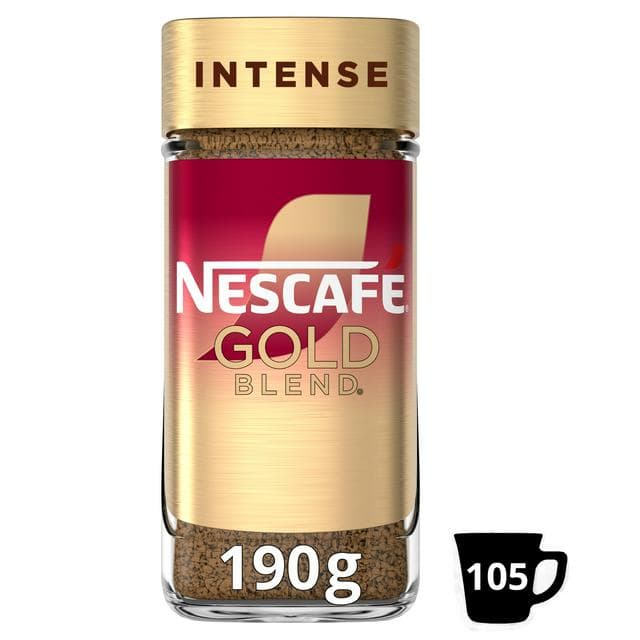 Nescafe Gold Blend Intense Instant Coffee 190g - gallery image 1