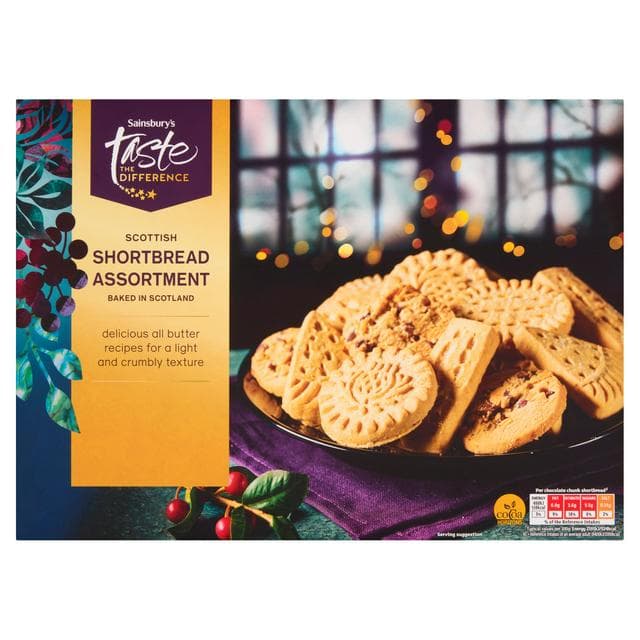 Sainsbury's Shortbread Assortment All Butter Recipe, Taste the Difference 400g - gallery image 1