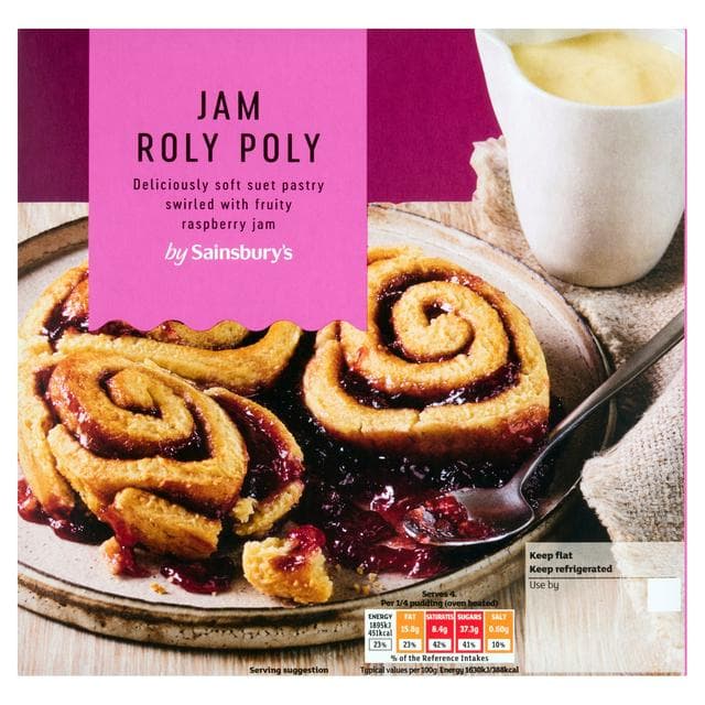 Sainsbury's Jam Roly Poly Dessert 465g - gallery image 1