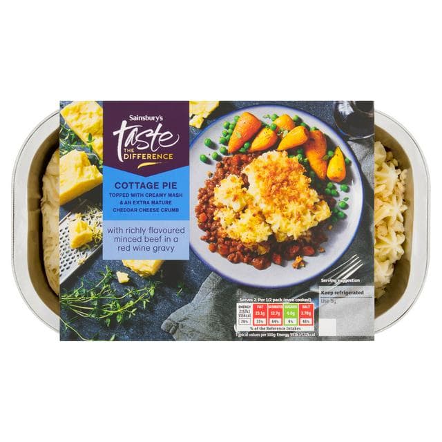 Sainsbury's Cottage Pie, Taste the Difference 800g (Serves 2) - gallery image 1