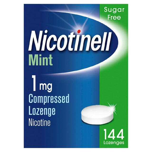 Nicotinell Mint Nicotine Lozenge Stop Smoking Aid Pieces 1mg x144 - gallery image 1