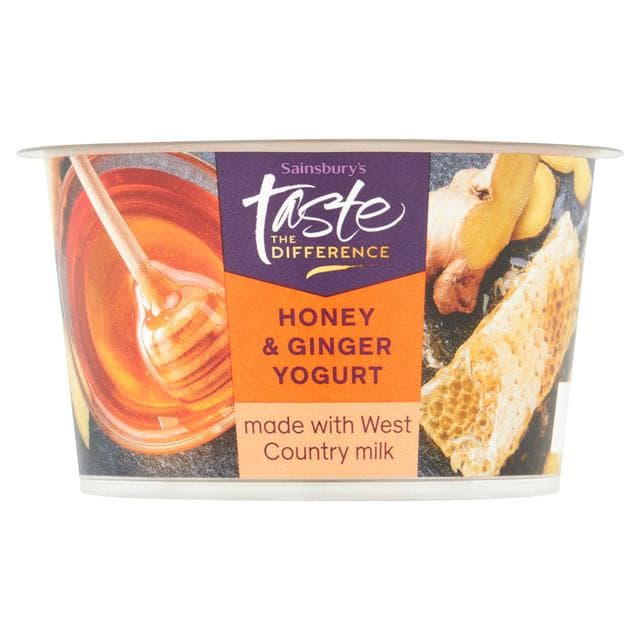 Sainsbury's West Country Spanish Honey & Ginger Yogurt, Taste the Difference 150g - gallery image 1