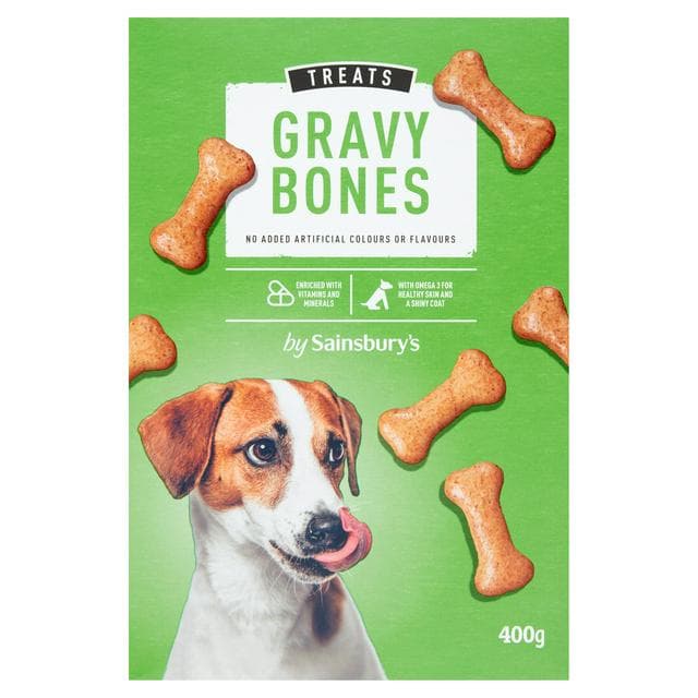 Sainsbury's Dog Treats, Gravy Bones 400g - gallery image 1