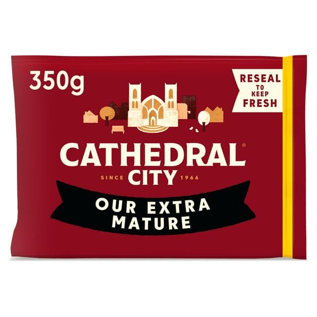 Cathedral City Extra Mature Cheddar Cheese 350g - gallery image 1
