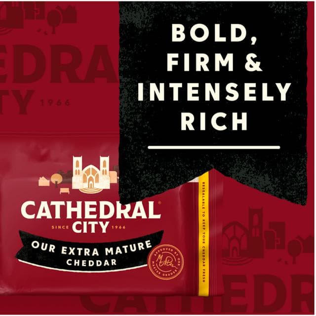 Cathedral City Extra Mature Cheddar Cheese 350g - gallery image 2