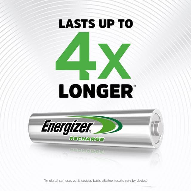 Energizer Power Plus AAA Rechargeable Batteries, 700mAh x4 - gallery image 2