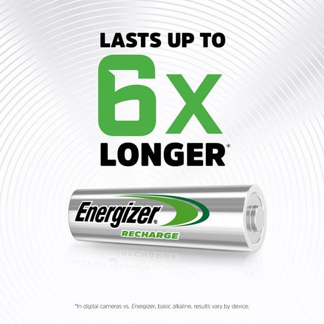 Energizer Extreme AA Rechargeable Batteries, 2300mAh x4 - gallery image 2