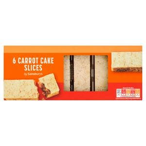 Sainsbury's Carrot Cake Slices x6 160g
