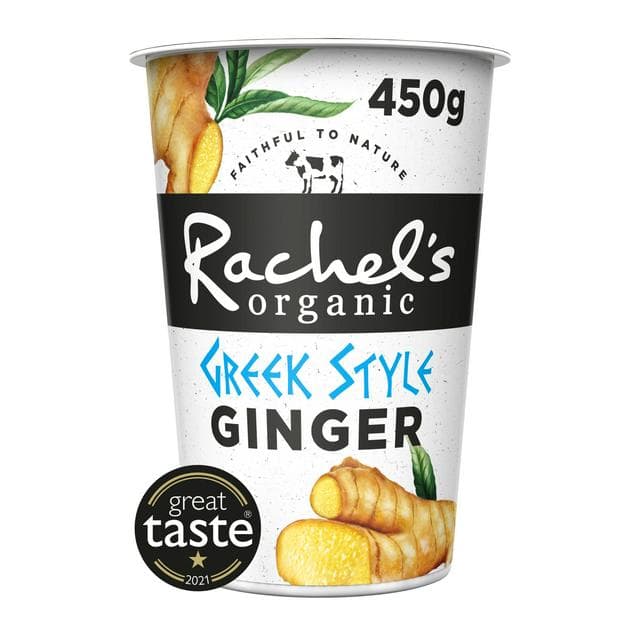 Rachel's Organic Greek Style Ginger Yogurt 450g - gallery image 1