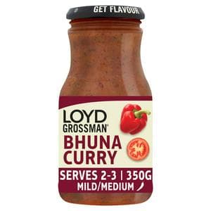 Loyd Grossman Bhuna Curry Cooking Sauce 350g