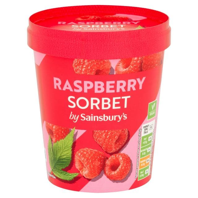 Sainsbury's Sorbet Raspberry 500ml - gallery image 1