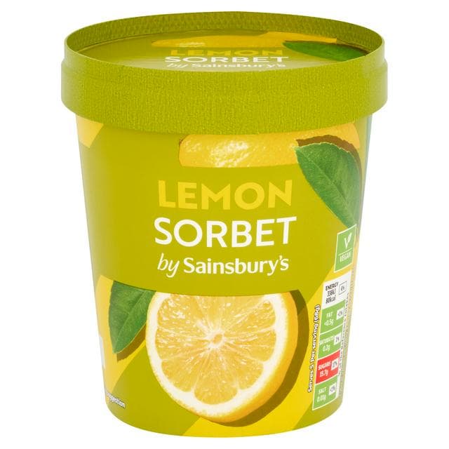 Sainsbury's Sorbet Lemon 500ml - gallery image 1
