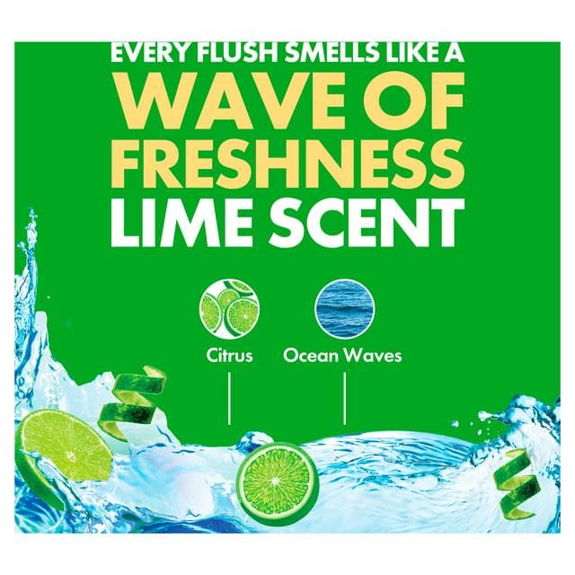 Duck Toilet Cleaner Fresh Discs Lime Duo Refills x2 36ml - gallery image 3